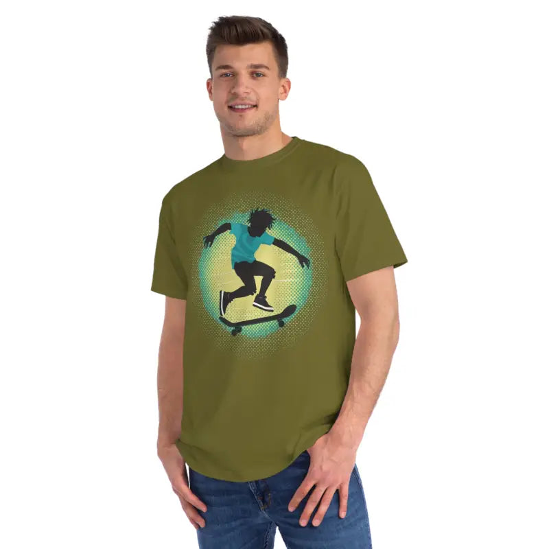 Skater Unisex Organic Tee - Maximum Movement Cotton - DipaliZ