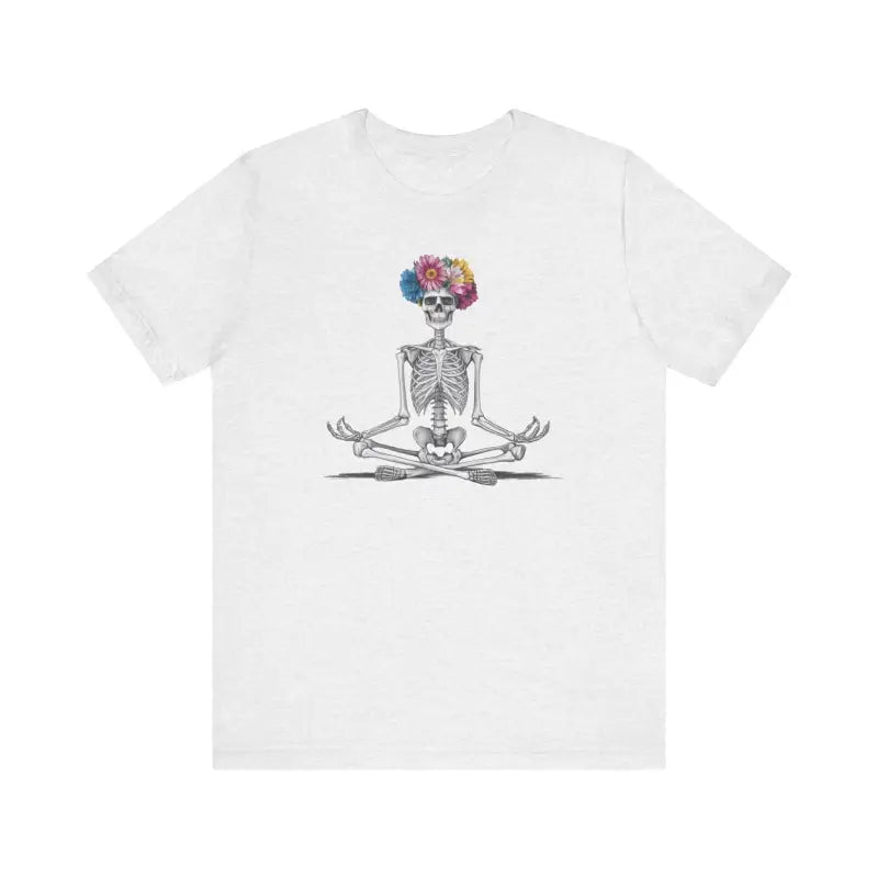 Yoga Skeleton Unisex Jersey Short Sleeve Tee - DipaliZ