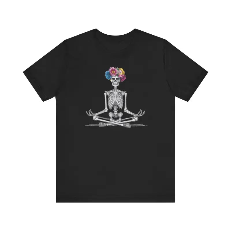 Yoga Skeleton Unisex Jersey Short Sleeve Tee - DipaliZ