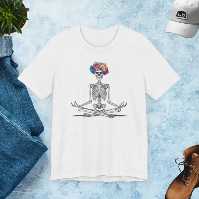 Yoga Skeleton Unisex Jersey Short Sleeve Tee - DipaliZ