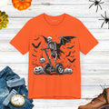 Winged Skeleton Unisex Tee - Halloween Segway Design - DipaliZ