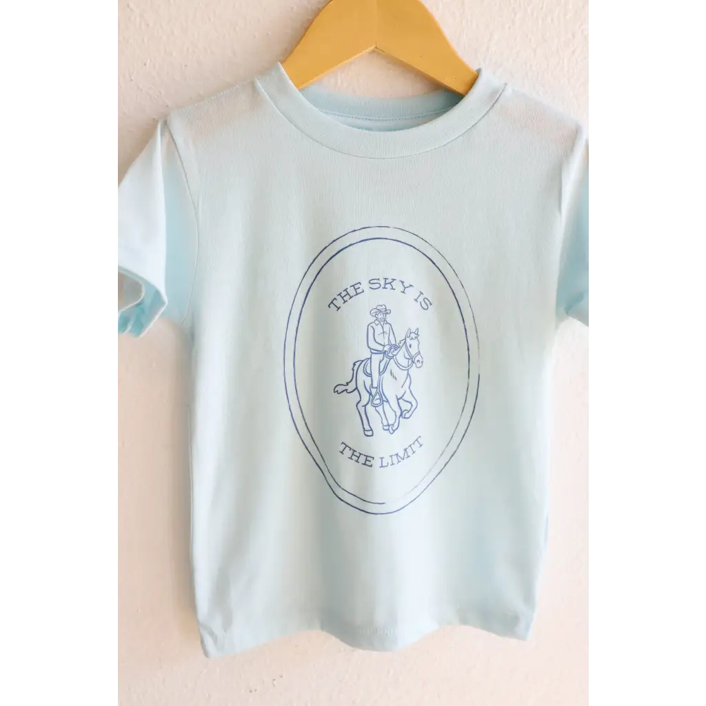 Skies The Limit Rodeo Graphic T-Shirt for Kids