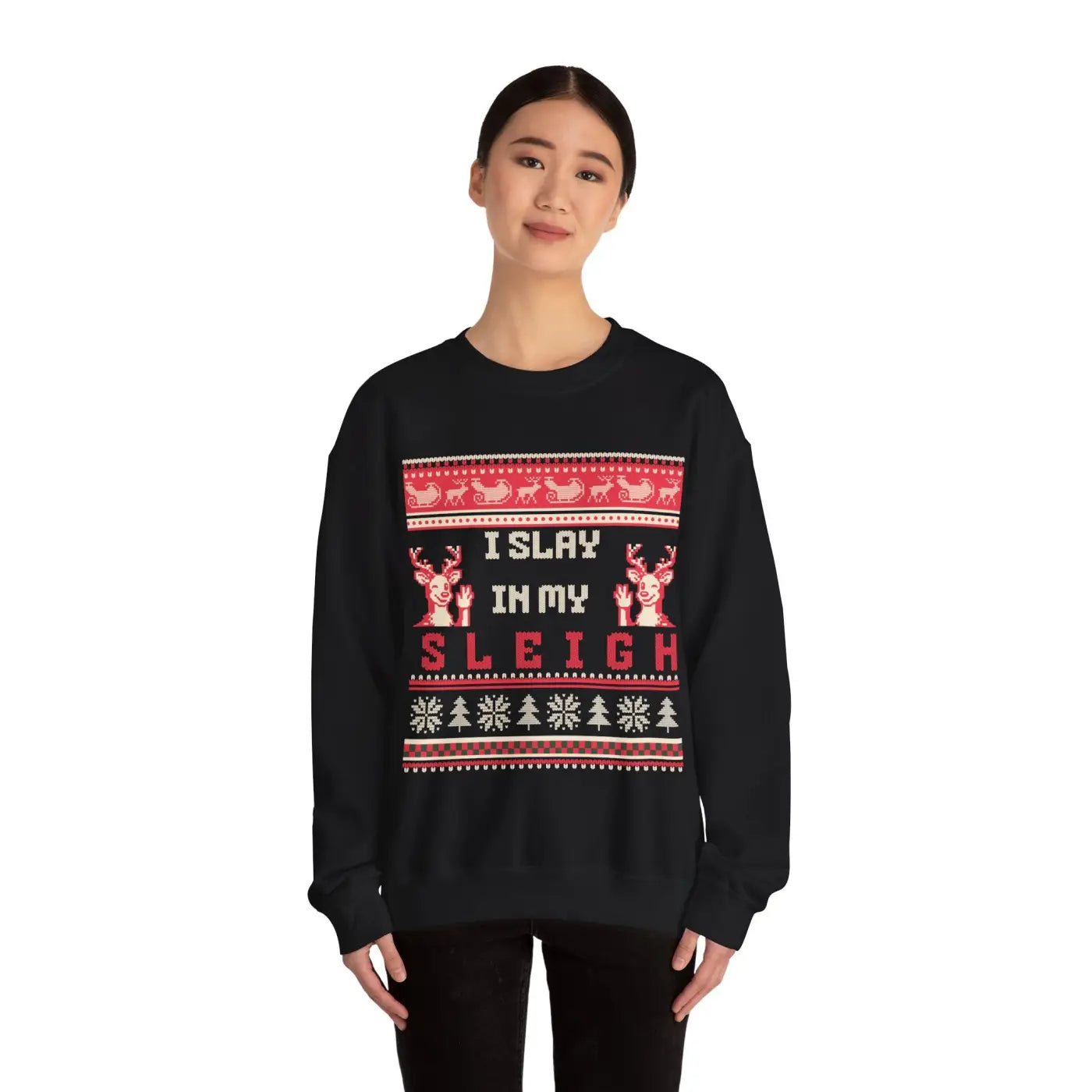 Unisex Heavy Blend Crewneck - Slay Every Cozy Style - DipaliZ