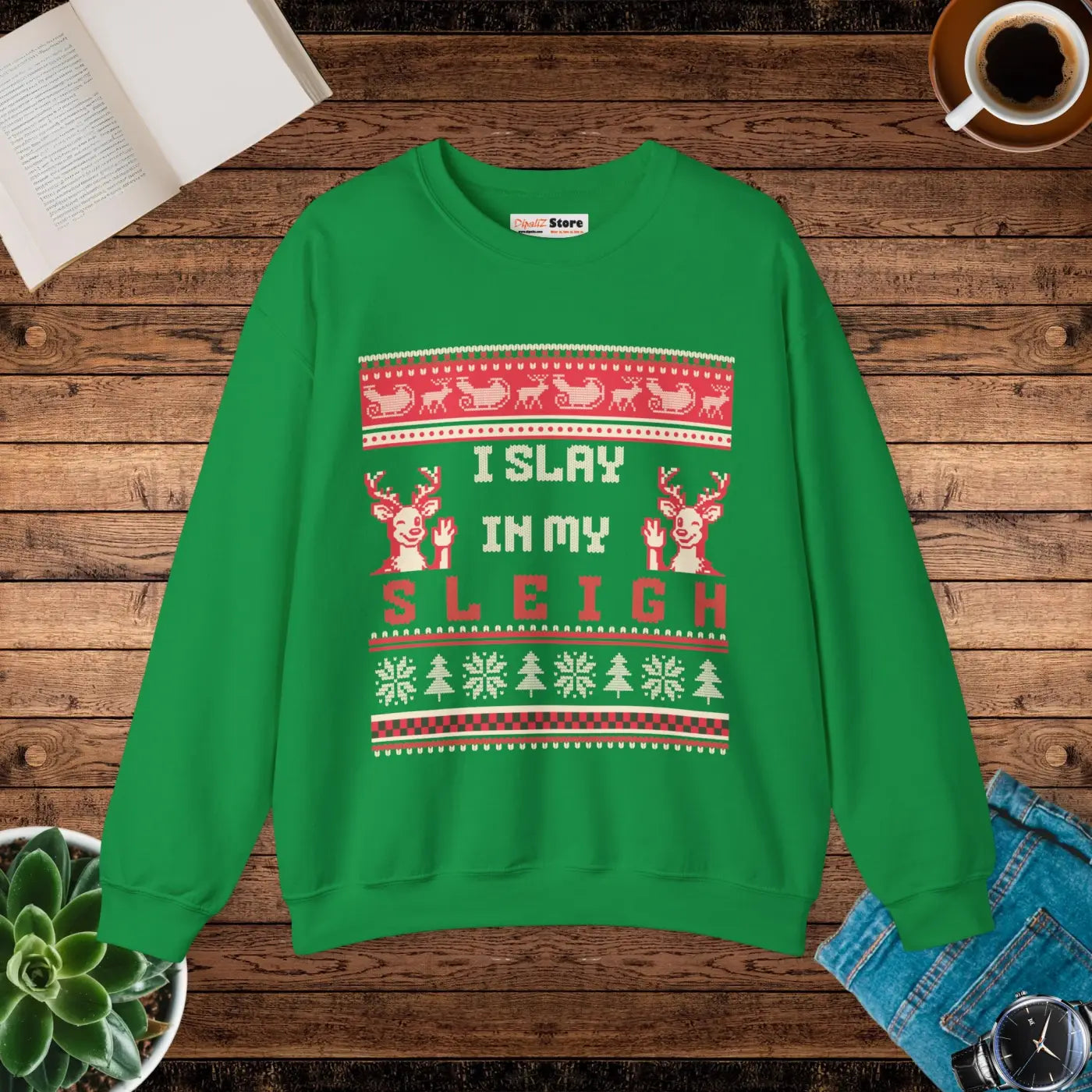 Unisex Heavy Blend Crewneck - Slay Every Cozy Style - DipaliZ