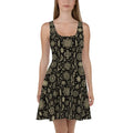 Intricate Skater Dress - Flared Skirt Design - DipaliZ