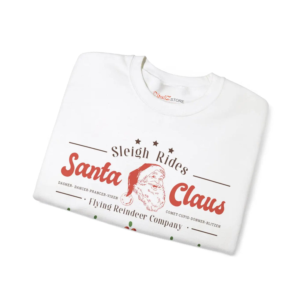 Sleigh Rides Heavy Blend Crewneck Sweatshirt - Holiday - DipaliZ