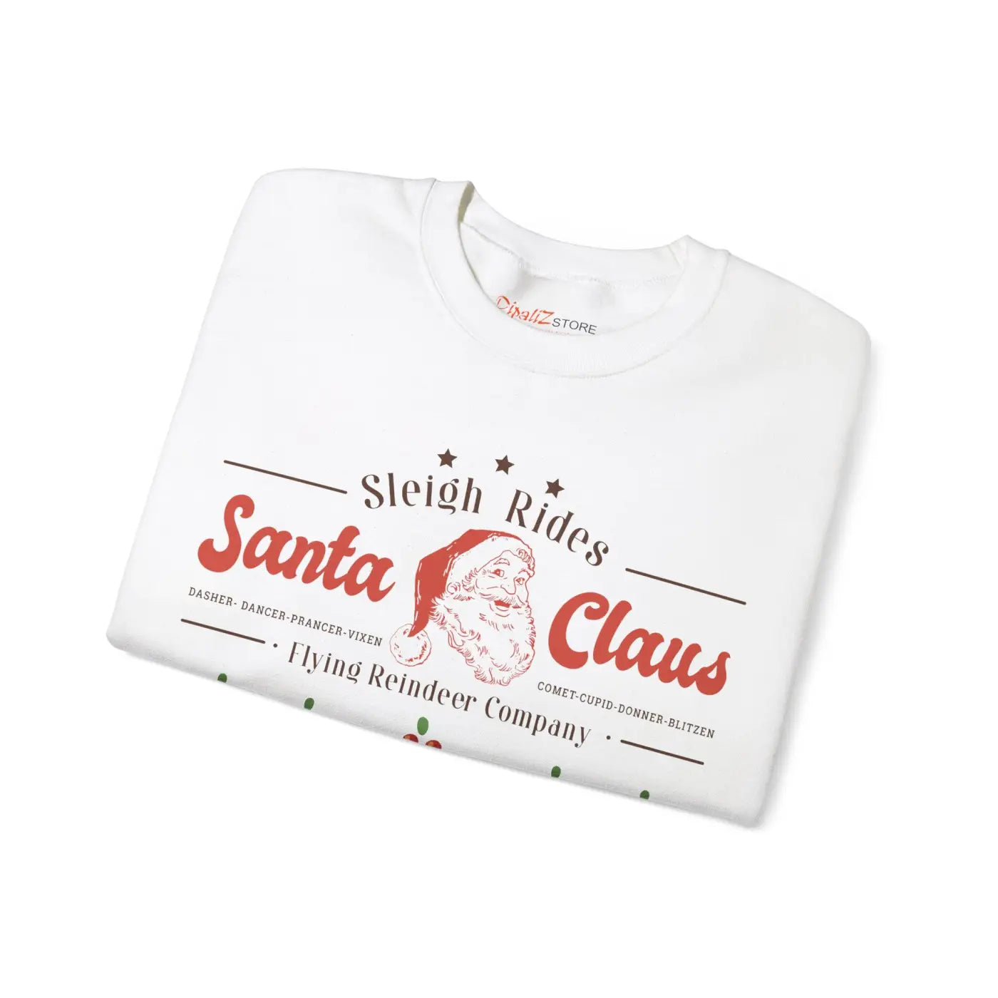 Sleigh Rides Heavy Blend Crewneck Sweatshirt - Holiday - DipaliZ