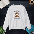 Sloth Unisex Heavy Crewneck Sweatshirt - Nap Superpower - DipaliZ