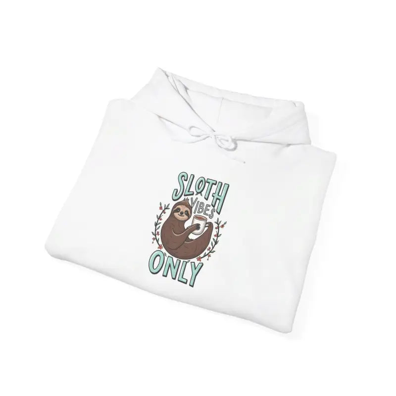 Cozy Sloth Hooded Sweatshirt - Unisex Heavy Blend - DipaliZ