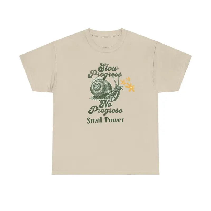 Slow Progress No Progress Snail Tee - Unisex Deluxe - DipaliZ