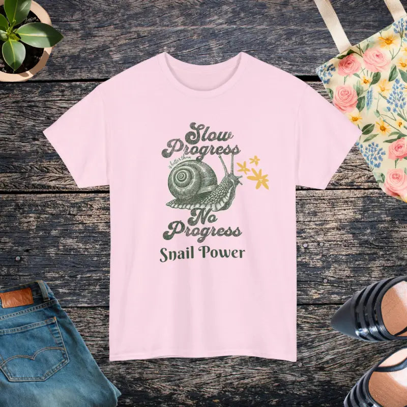 Slow Progress No Progress Snail Tee - Unisex Deluxe - DipaliZ