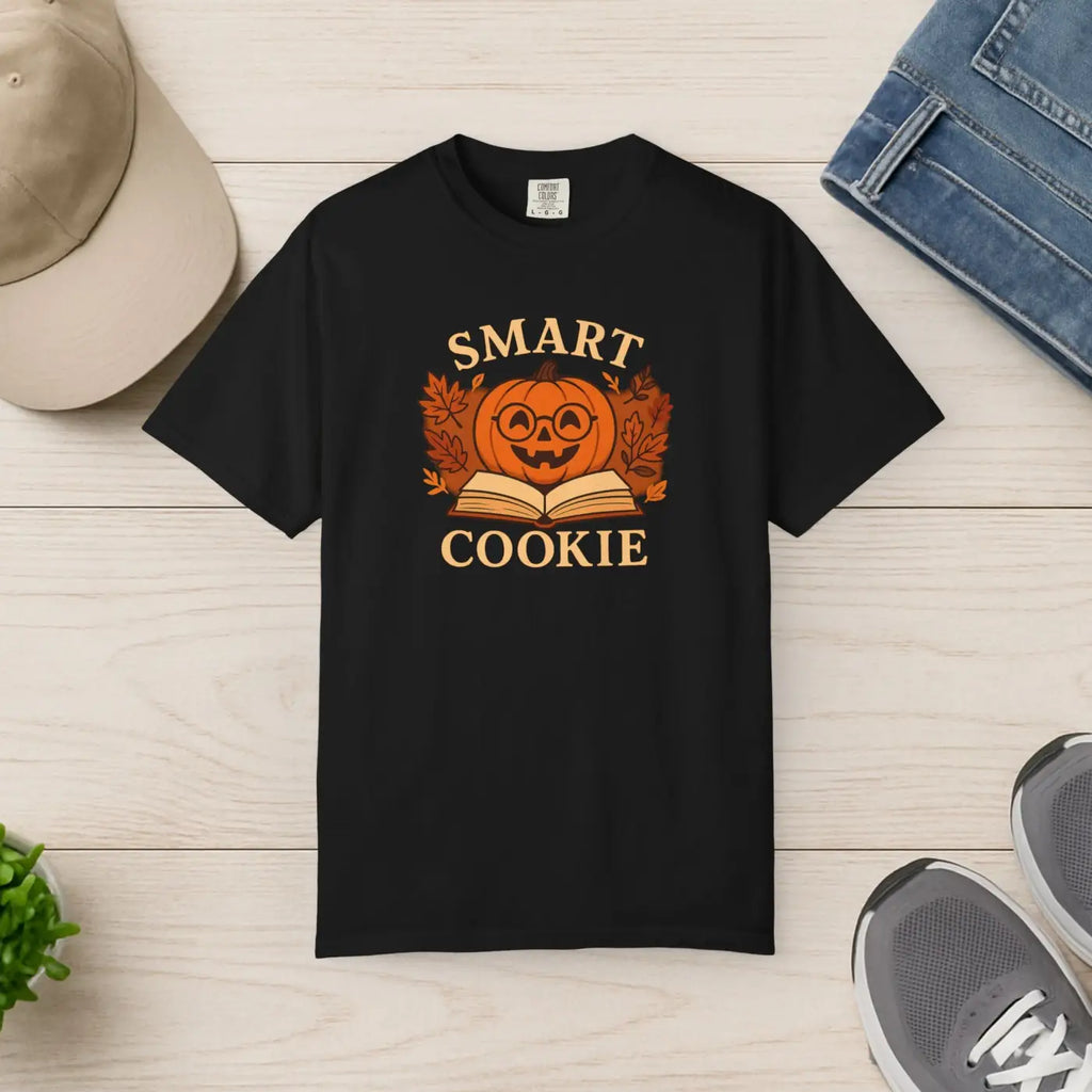 Smart Cookie Halloween Tee - Cozy Fall Comfort - DipaliZ