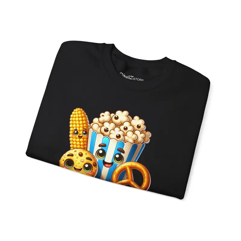 Snackaholic Crewneck Sweatshirt - Foodie Statement Style - DipaliZ
