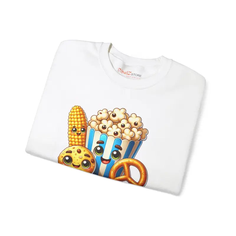Snackaholic Crewneck Sweatshirt - Foodie Statement Style - DipaliZ