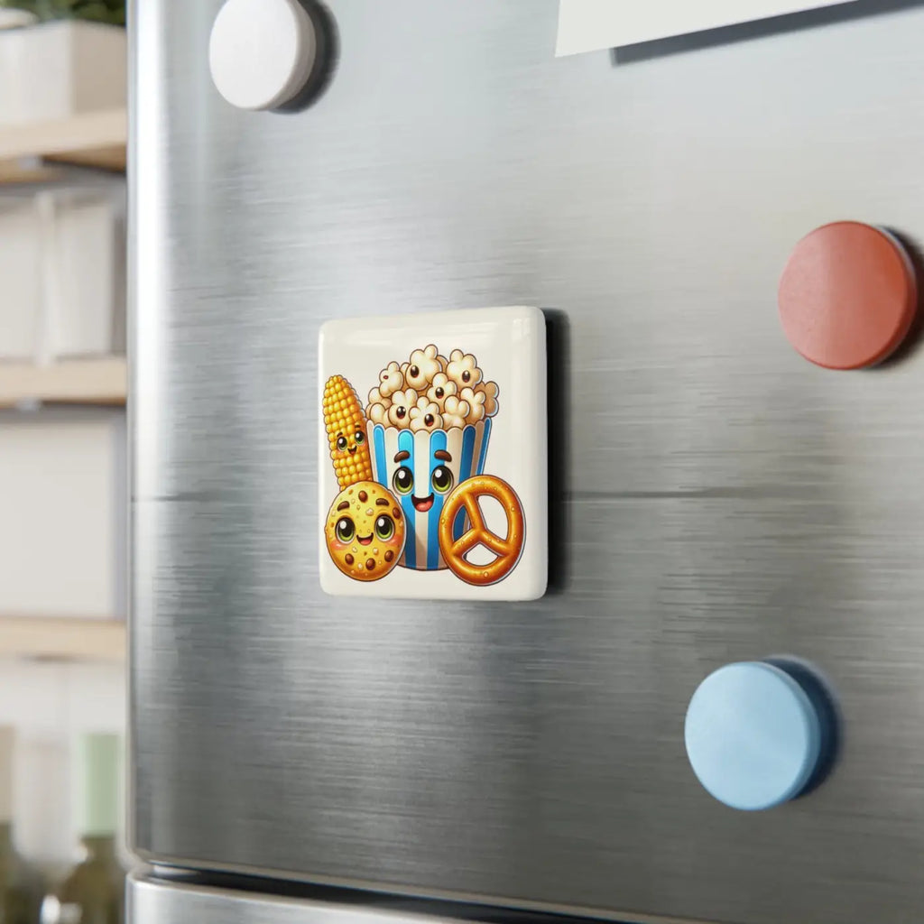 Popcorn Cookies Porcelain Magnet - Pop Art Home Decor - DipaliZ
