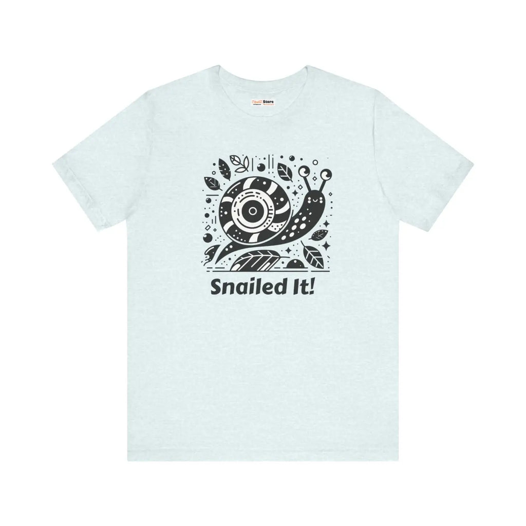 Unisex Jersey Short Sleeve Tee - Snailed It Design - DipaliZ