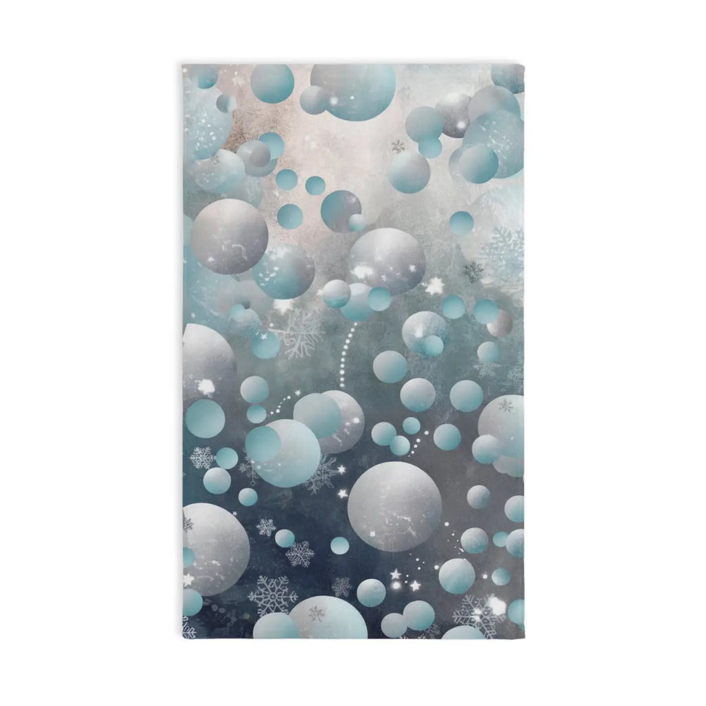 Snowflakes Abstract Hand Towel - Bathroom Decor - DipaliZ