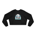 Snowman Canoe Wonderland Cropped Fleece - Cozy Winter - DipaliZ