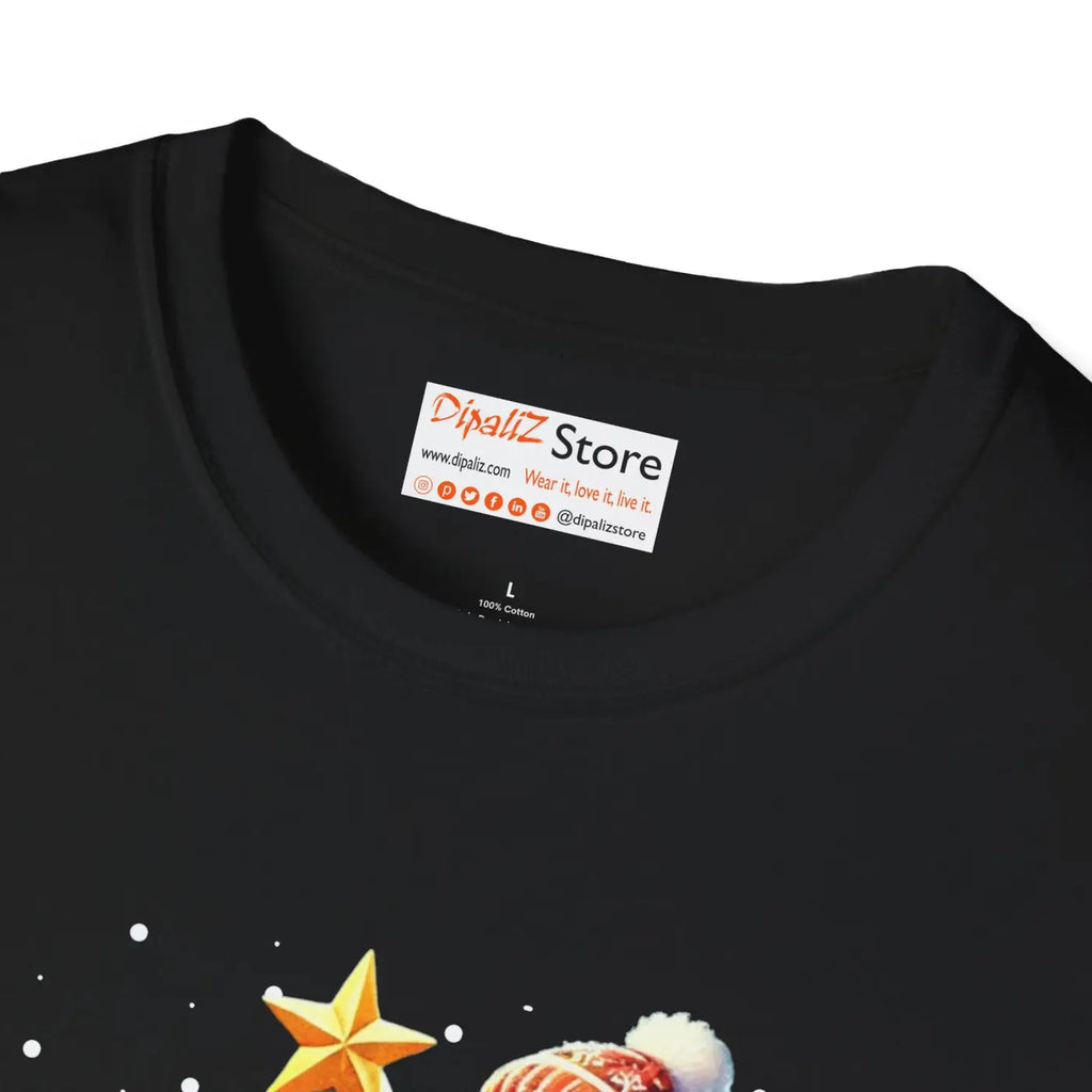 Cozy Christmas Tree T-Shirt - Festive Holiday Apparel - DipaliZ