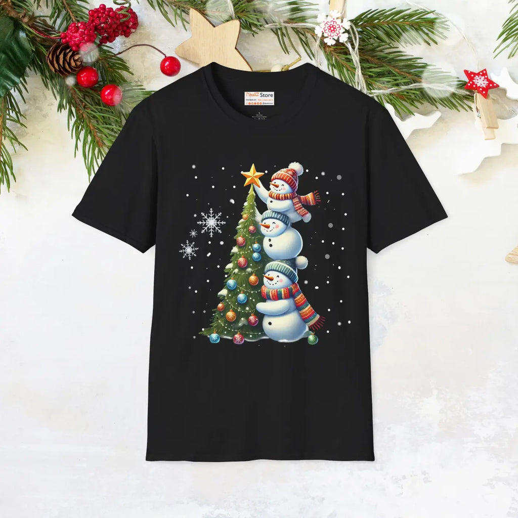Cozy Christmas Tree T-Shirt - Festive Holiday Apparel - DipaliZ