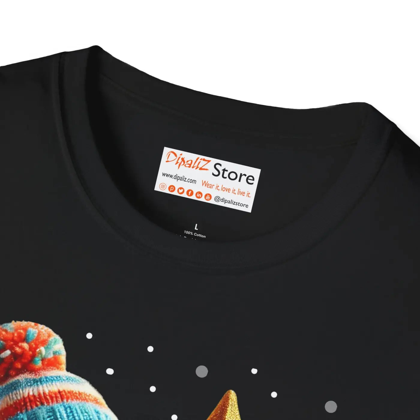 Cozy Snowman Tee - Winter Magic Design - DipaliZ