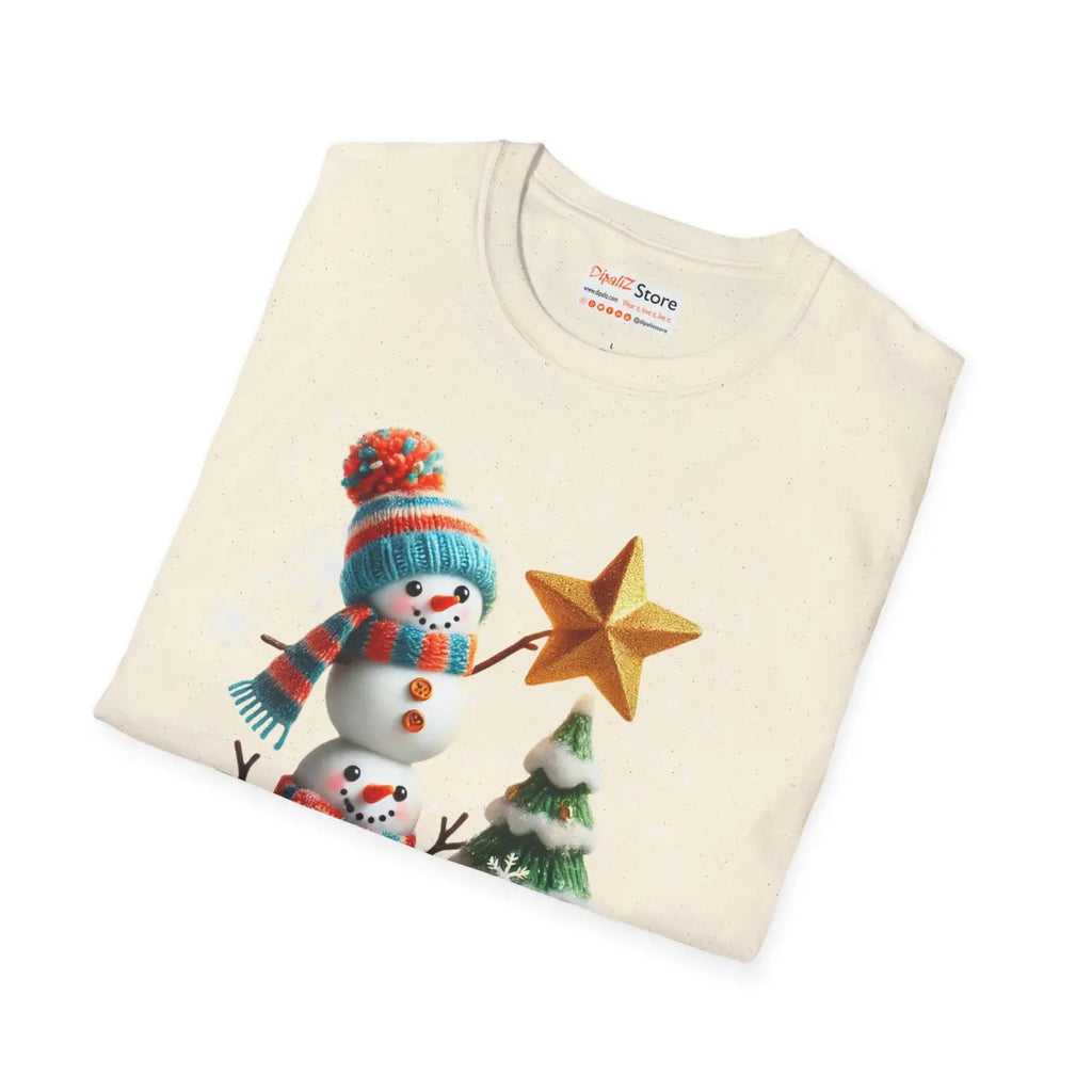 Cozy Snowman Tee - Winter Magic Design - DipaliZ