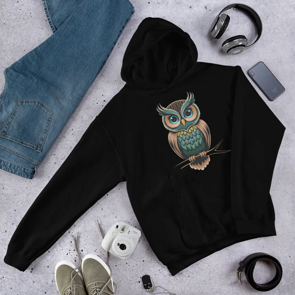 Cute Owl Unisex Hoodie - Cloud Soft Cozy Comfort - DipaliZ