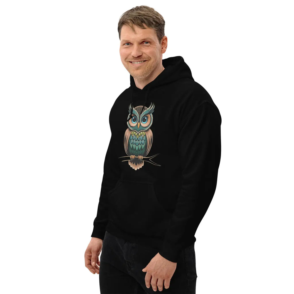Cute Owl Unisex Hoodie - Cloud Soft Cozy Comfort - DipaliZ