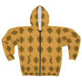 Mandala Pattern Hoodie - White Lines Bold Design - DipaliZ