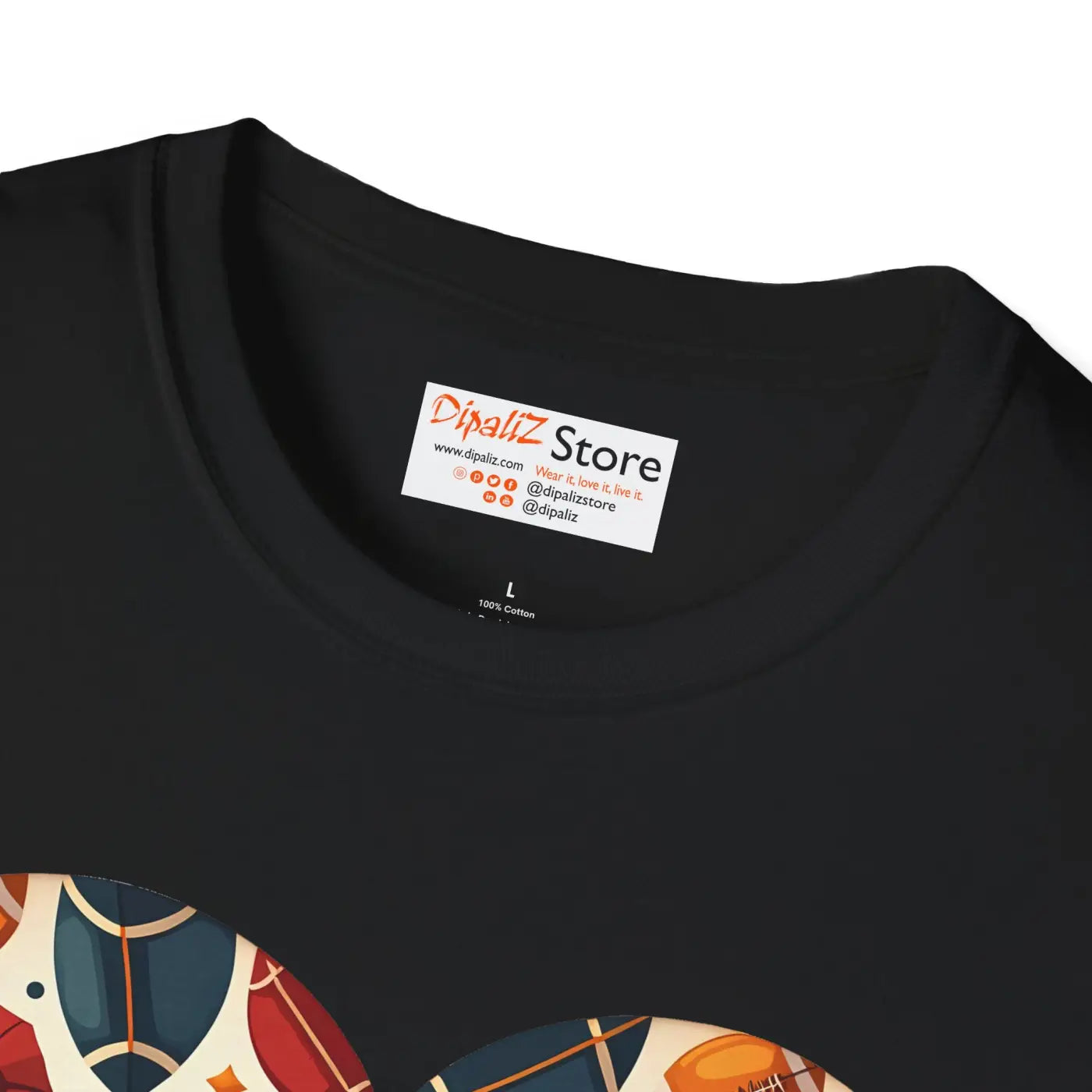 Soccer Love Unisex Tee - Heart-Shaped Ball Design - DipaliZ