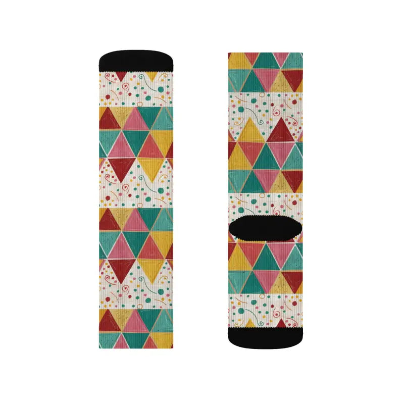 Sublimated Print Socks - Comfort Meets Style - DipaliZ