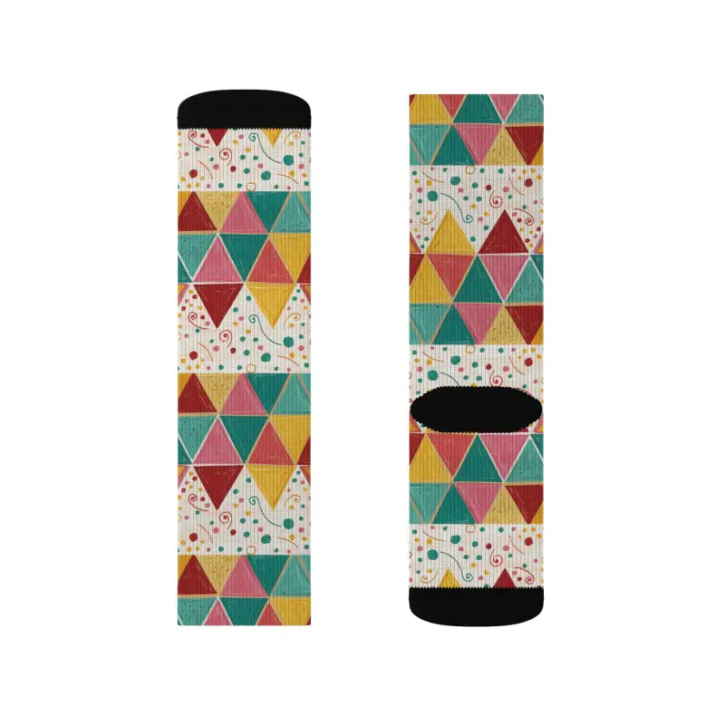 Sublimated Print Socks - Comfort Meets Style - DipaliZ