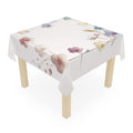 Pink Tablecloth - Delicate Flowers One Sided Print - DipaliZ