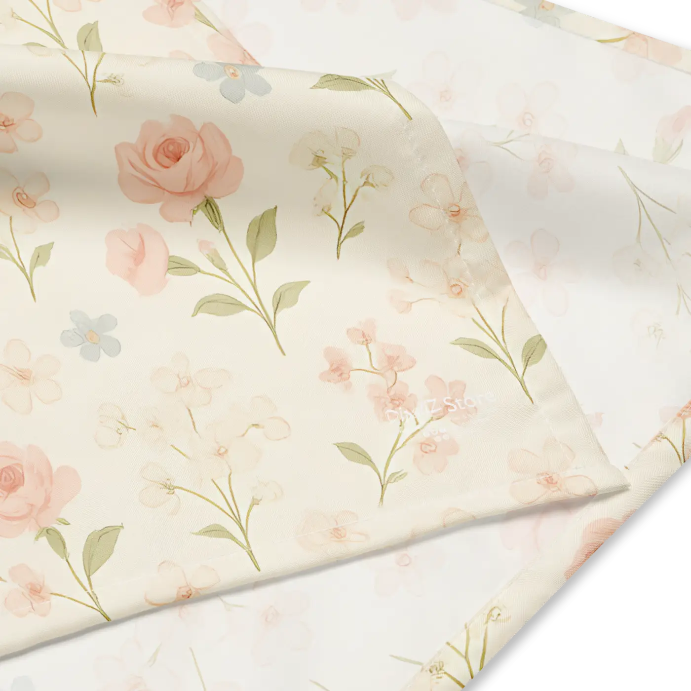Soft Floral All-Over Print Bandana - Lightweight Style - DipaliZ