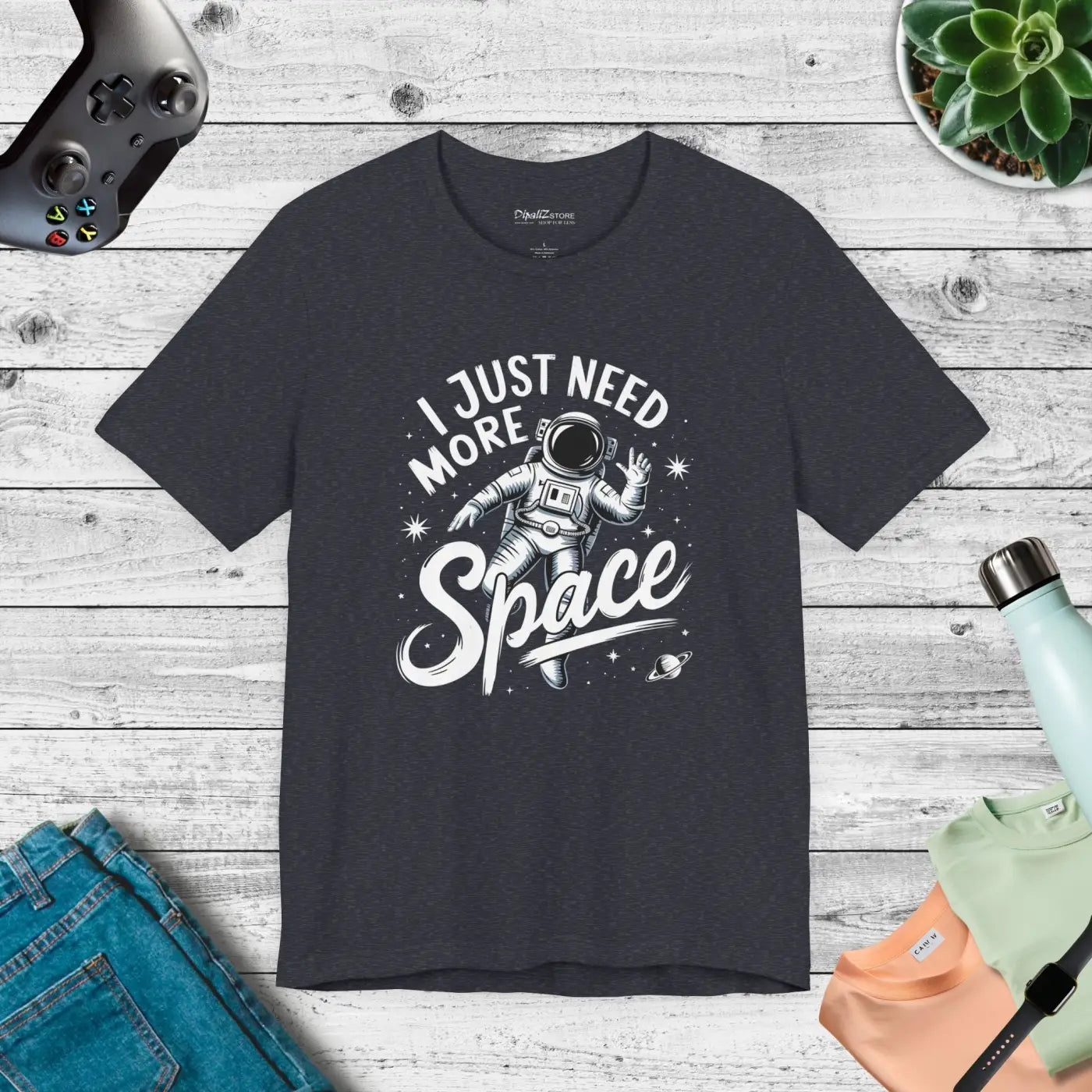 Astronaut Unisex Jersey Short Sleeve Tee - I Need More Space - DipaliZ