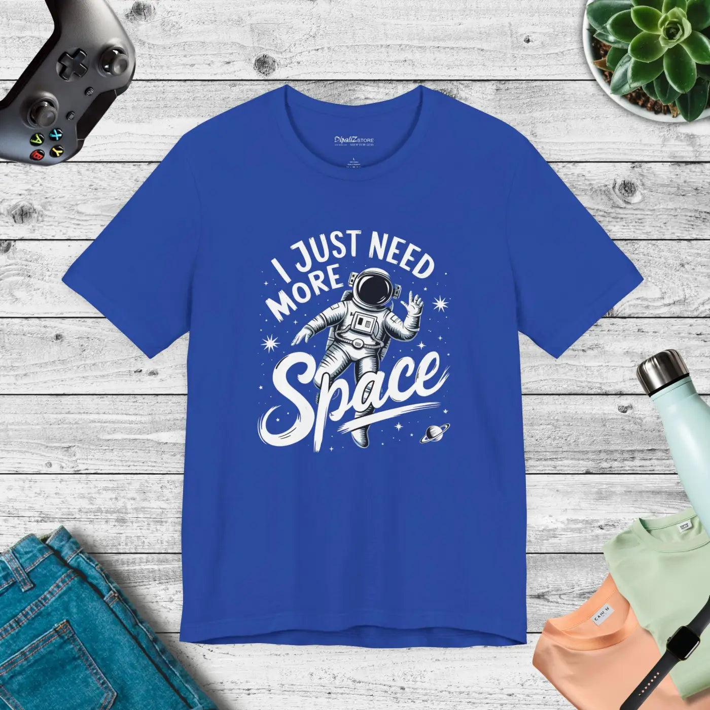 Astronaut Unisex Jersey Short Sleeve Tee - I Need More Space - DipaliZ