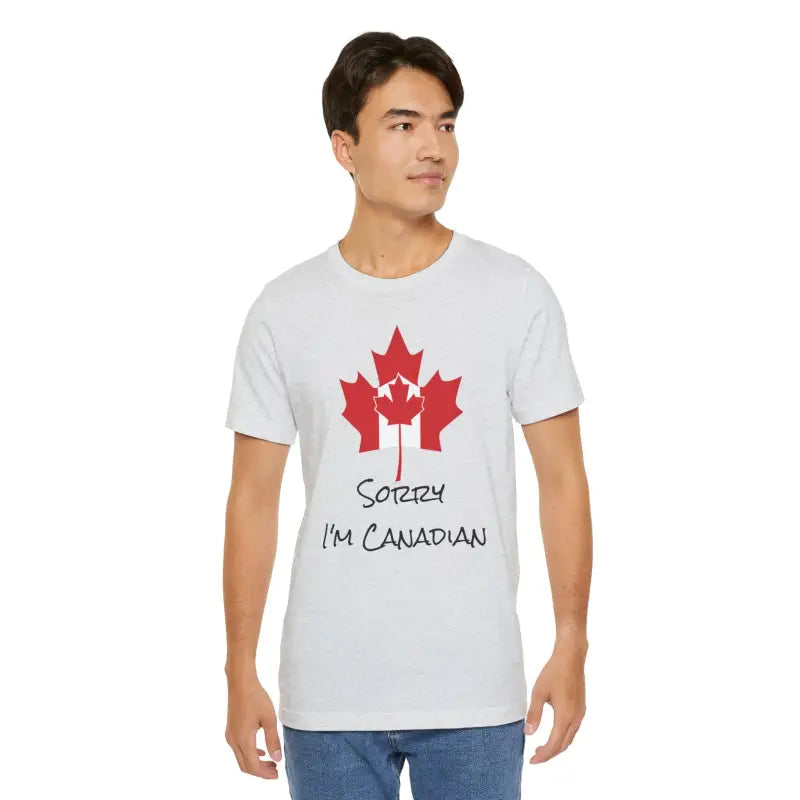 Cozy Canadian Tee - Canada Day Tapered Shoulders - DipaliZ