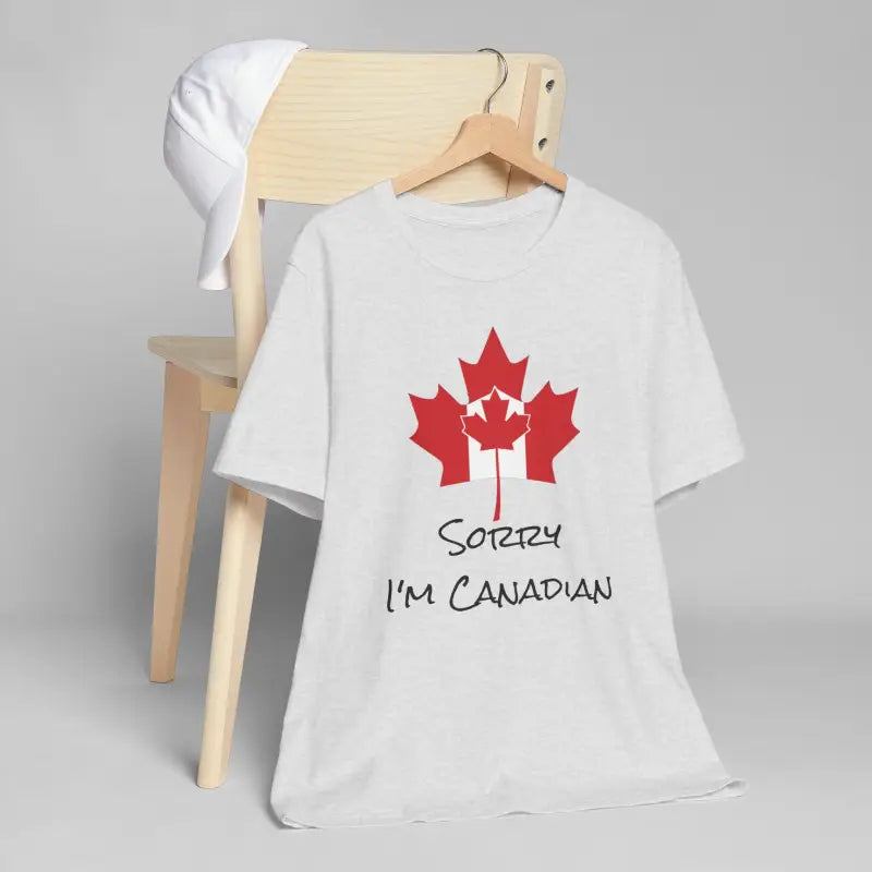 Cozy Canadian Tee - Canada Day Tapered Shoulders - DipaliZ