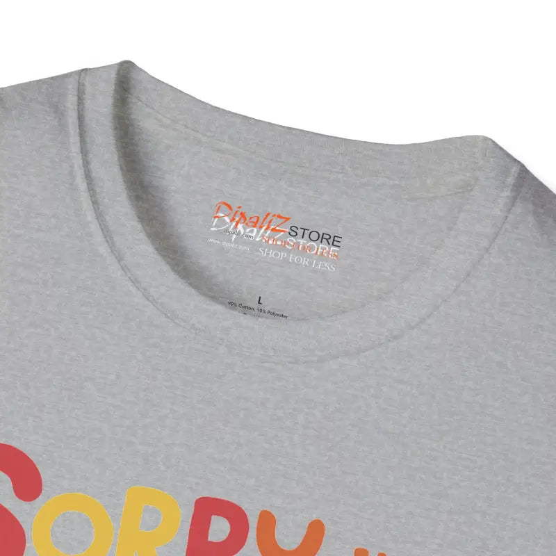 Funny Comfy Tee - Tardy and Funny Cotton Statement - DipaliZ