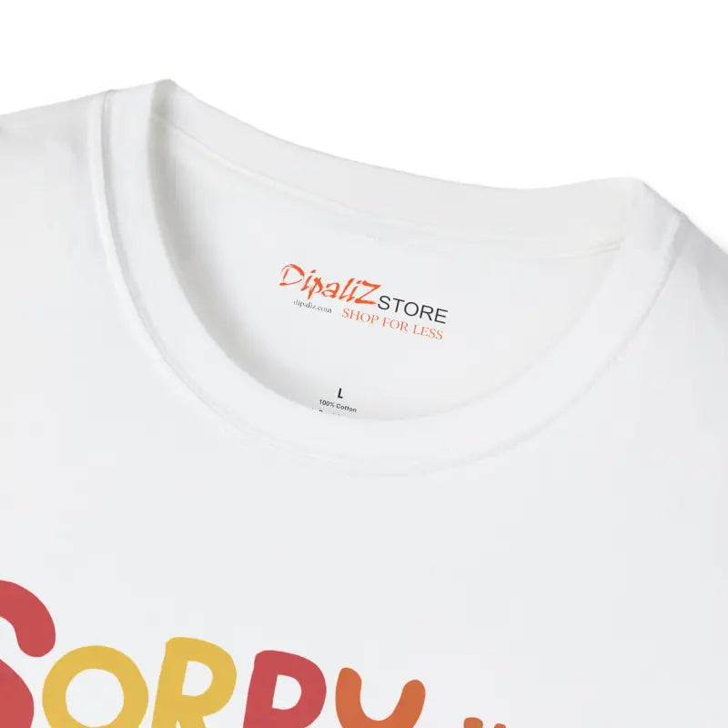 Funny Comfy Tee - Tardy and Funny Cotton Statement - DipaliZ