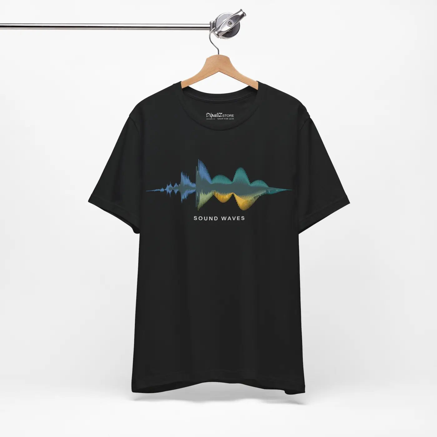 Unisex Jersey Short Sleeve Tee - Sound Waves Design - DipaliZ