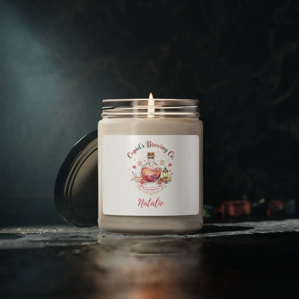 Valentine Potion Scented Candle - Reusable Glass Jar - DipaliZ