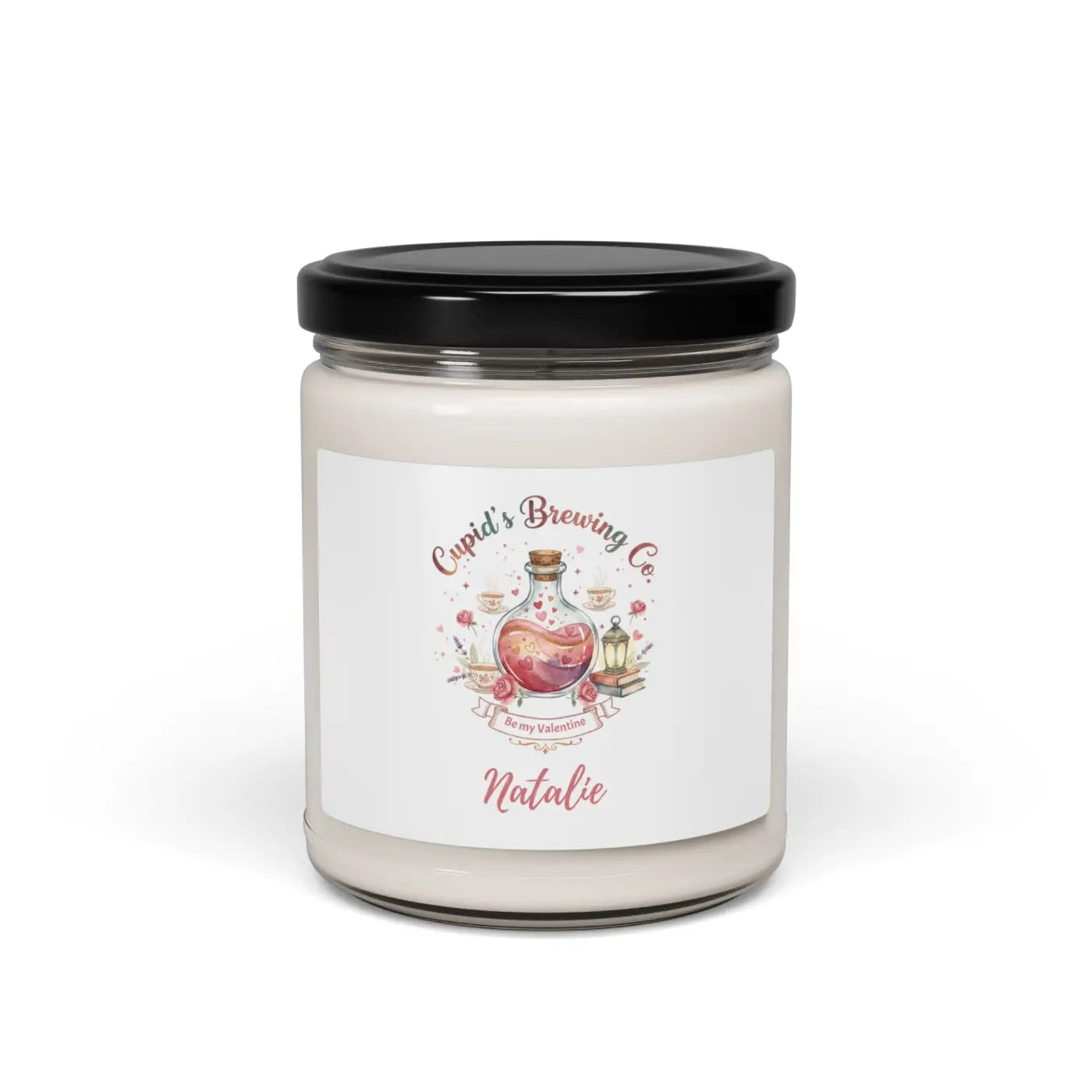 Valentine Potion Scented Candle - Reusable Glass Jar - DipaliZ