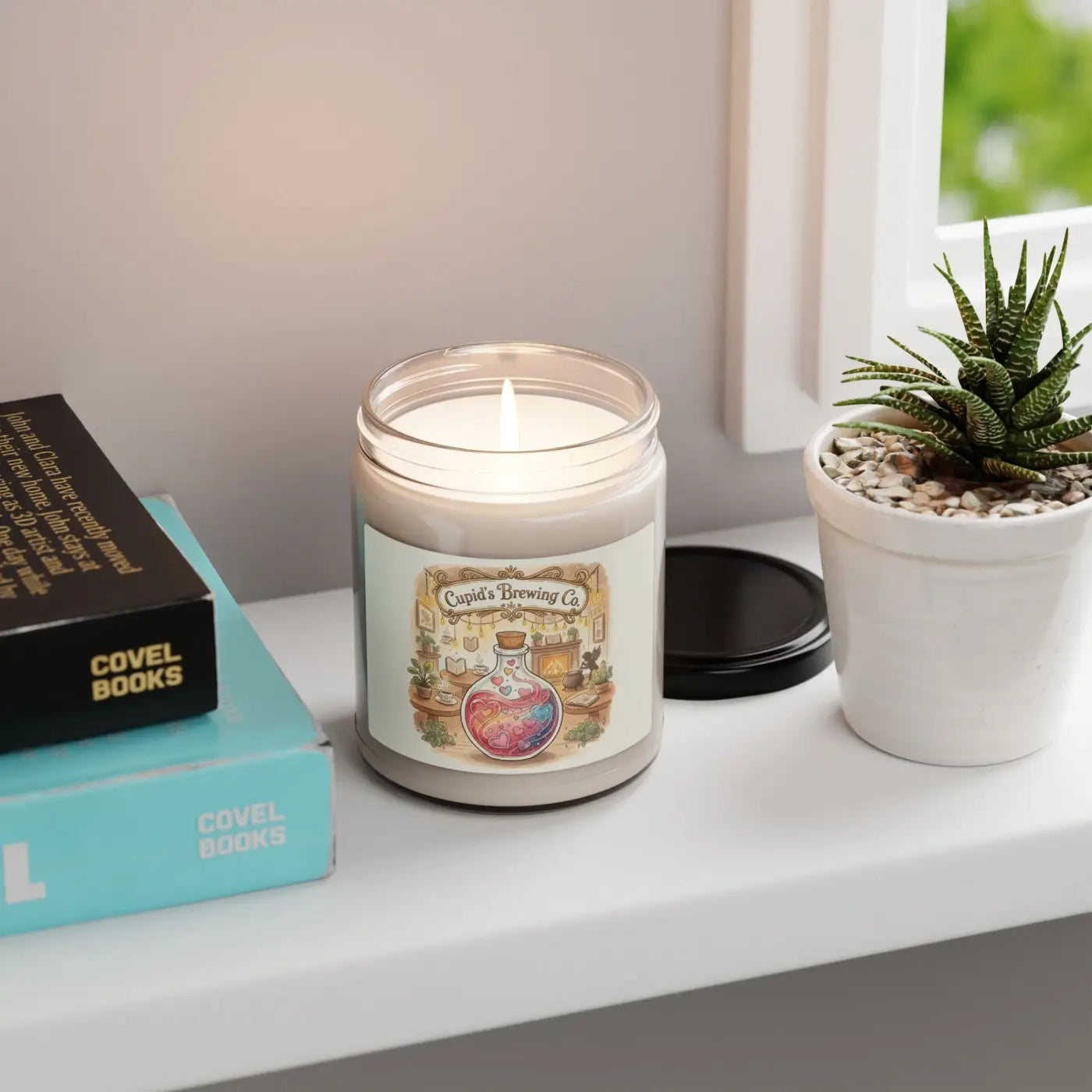 Romantic Potion Scented Jar Candle - Soy Wax Blend - DipaliZ