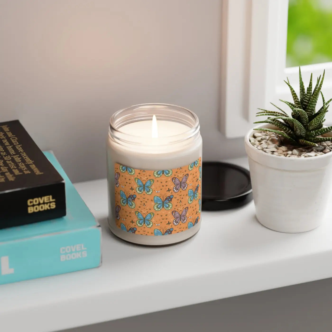 Soy Wax Candles - Cozy Vibes in 9oz Glass Jars - DipaliZ