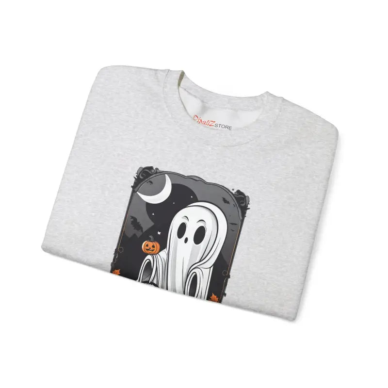 Spooky Candy Ghost Unisex Heavy Sweatshirt - Halloween - DipaliZ