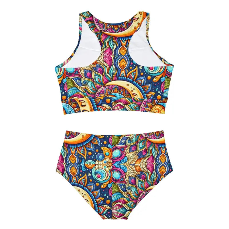 Sporty Sun and Moon Bikini Set - Celestial Vibes - DipaliZ