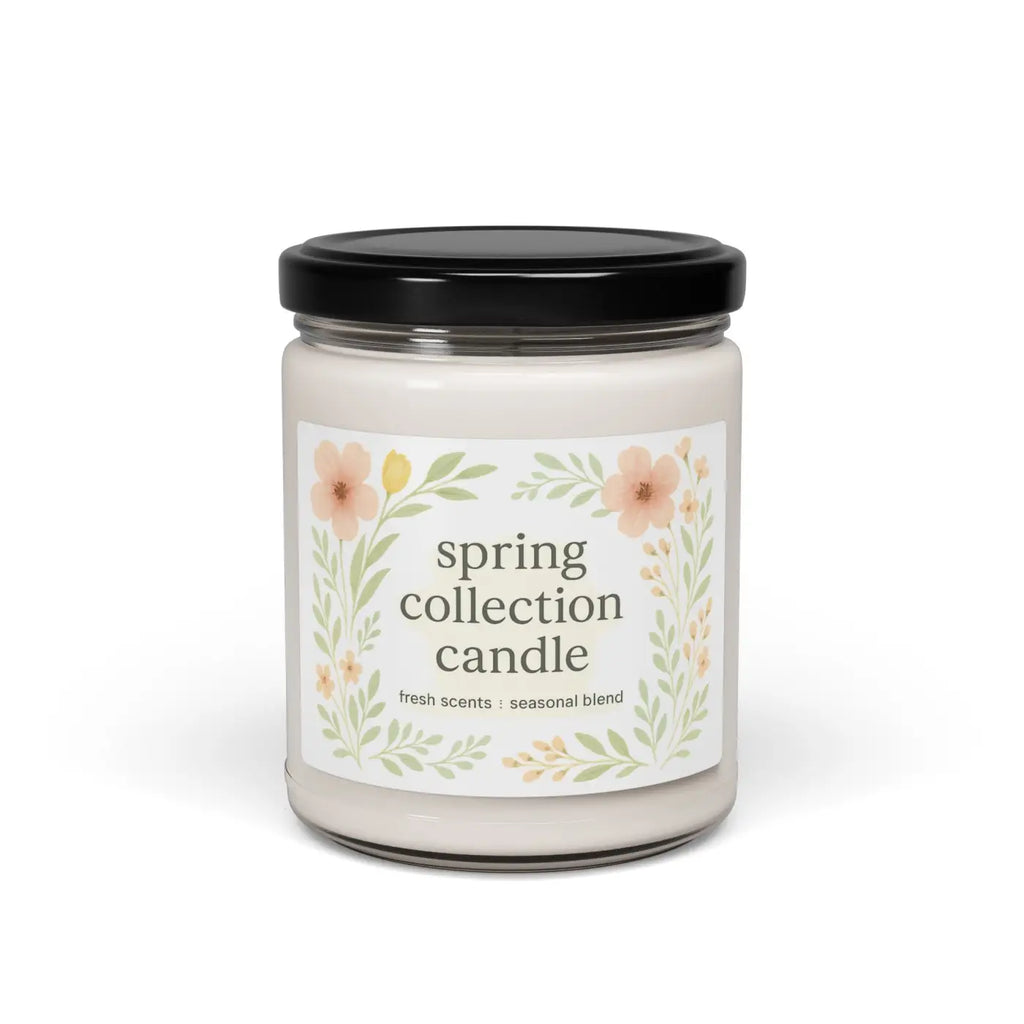 Spring Collection Scented Candle - Soy Wax Reusable Glass - DipaliZ