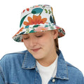Polyester Bucket Hat - Spring Flowers Vintage Vibe - DipaliZ