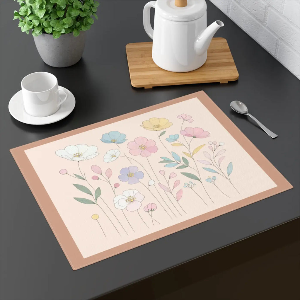 Spring Flowers Placemats - Eco-Friendly Gifts for Her - DipaliZ